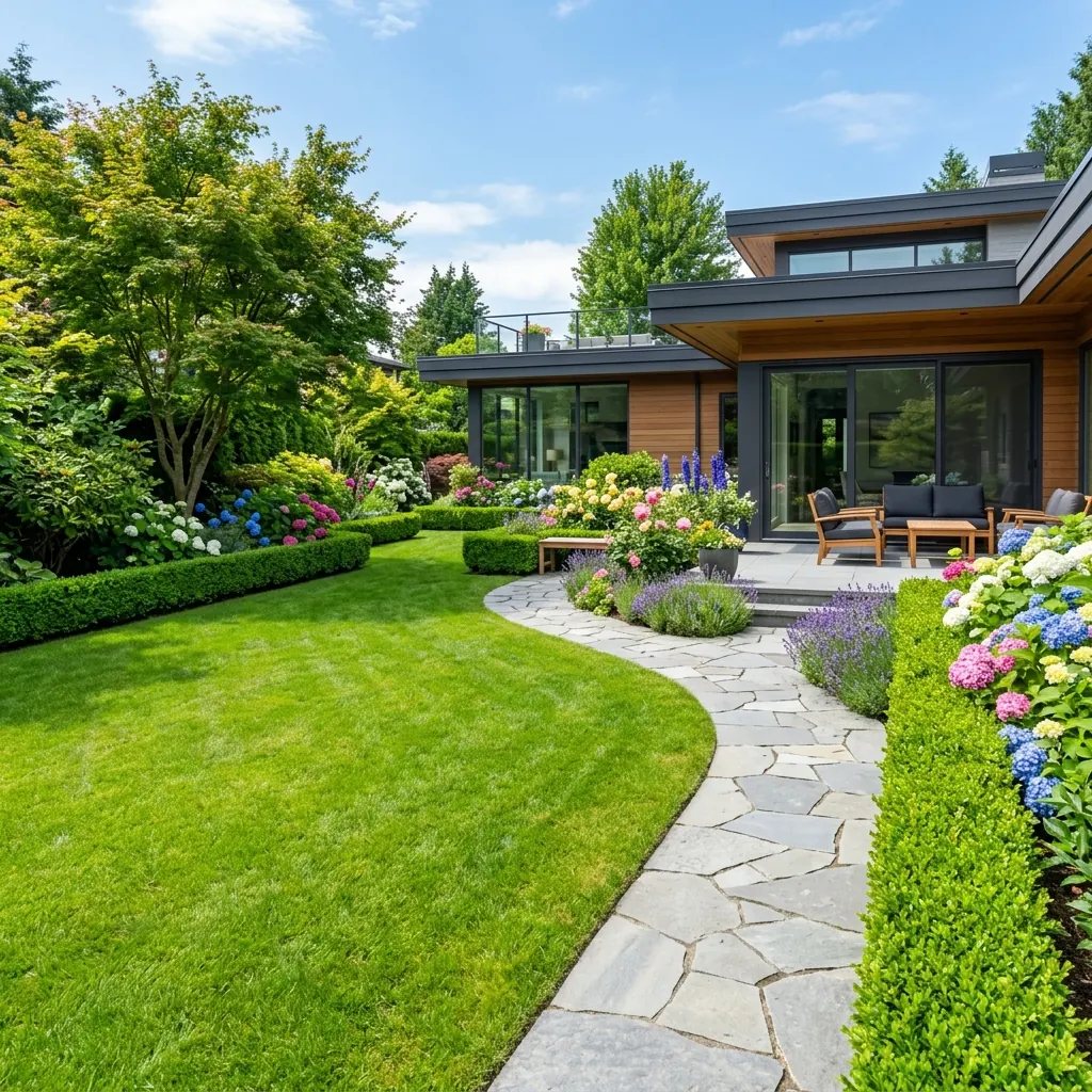 Gartenpflege, Rasenmähen und Heckenschnitt